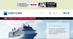 Desktop Screenshot of cruiselinesjobs.com