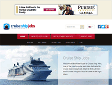 Tablet Screenshot of cruiselinesjobs.com